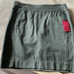 Chic Olive Mini Skirt